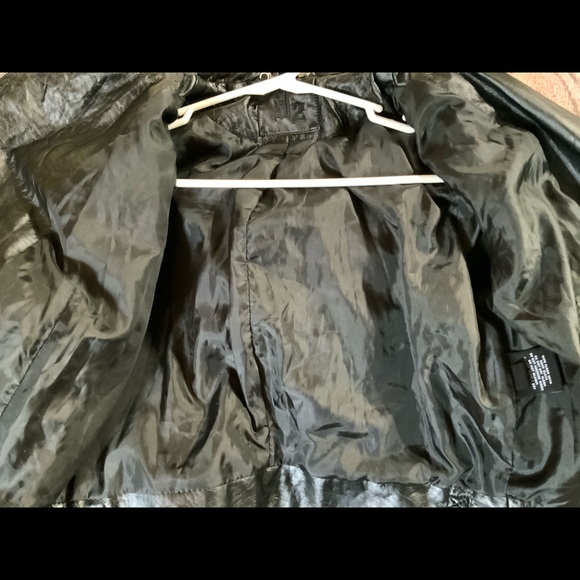 L2 Black Faux Leather Jacket - Picture 5 of 5